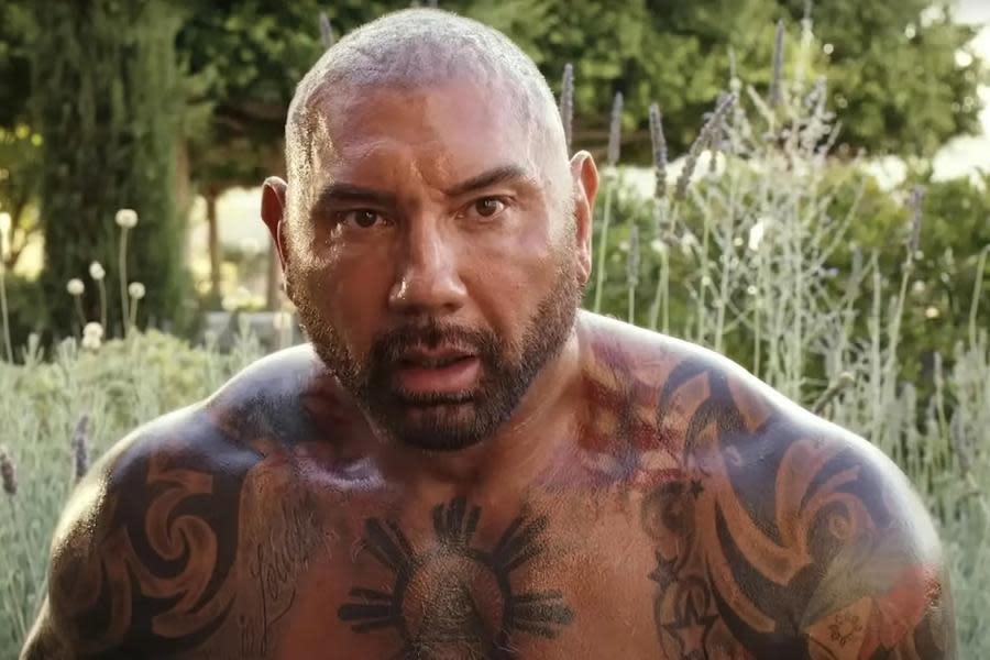 Glass Onion: fans reaccionan impactados a la cabeza de Dave Bautista