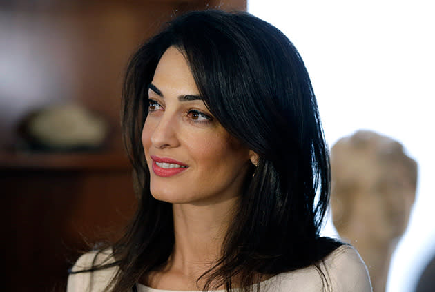 Amal Alamuddin Clooney.