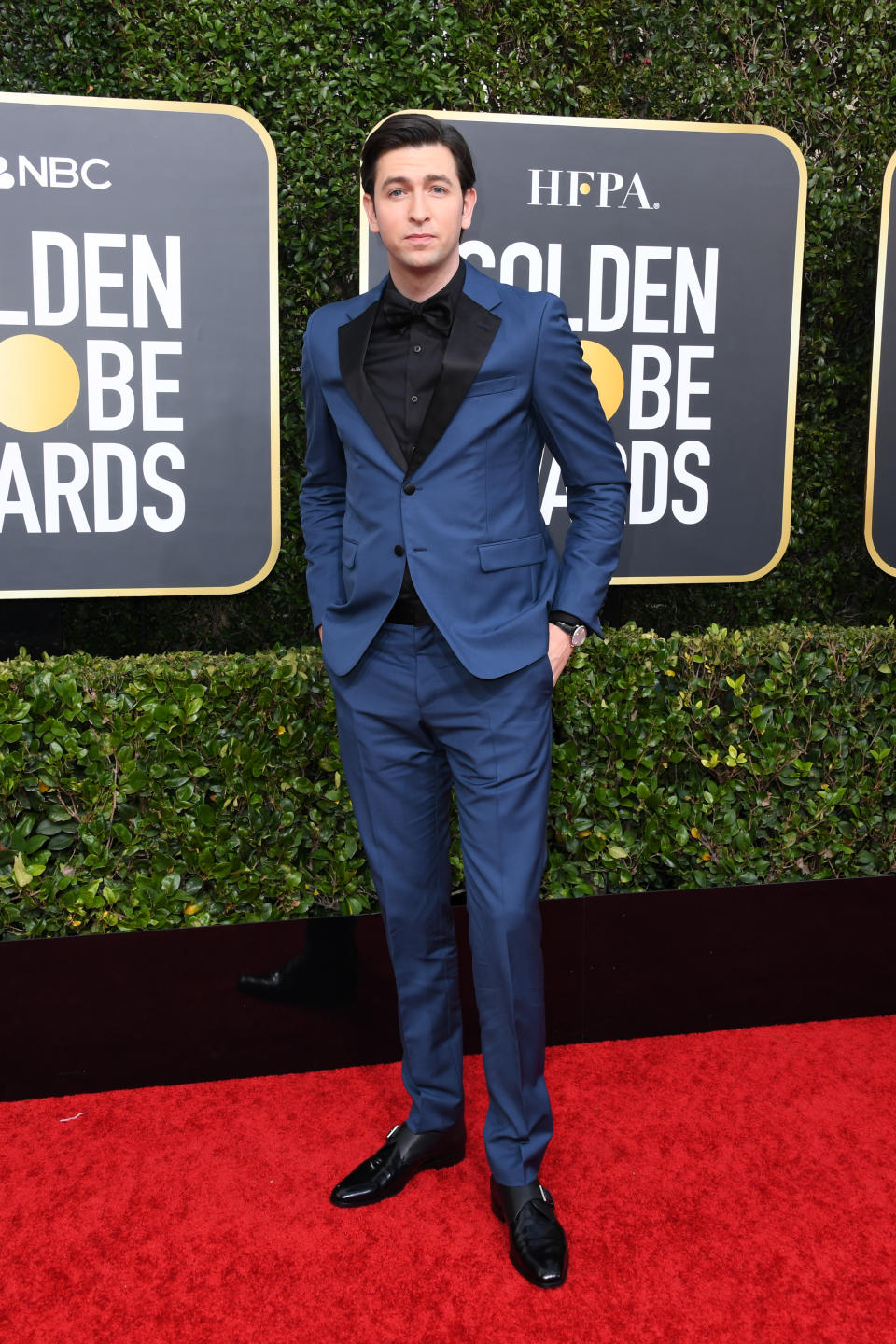 BEVERLY HILLS, CALIFORNIA - JANUARY 05: Nicholas Braun attends the 77th Annual Golden Globe Awards at The Beverly Hilton Hotel on January 05, 2020 in Beverly Hills, California. (Photo by Jon Kopaloff/Getty Images)