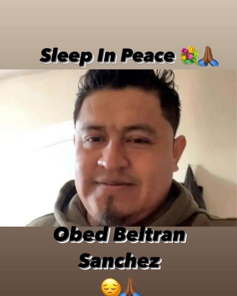 Obed Beltran-Sanchez was killed in the shooting at Mount Eden subway shooting. Facebook