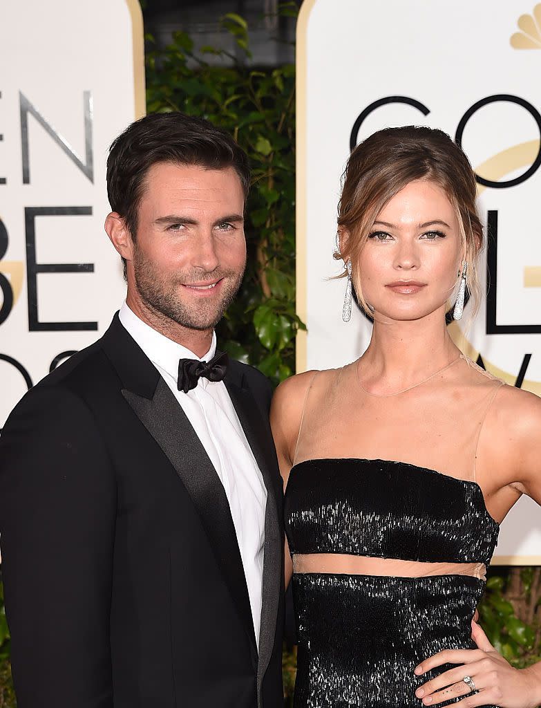 Adam Levine and Behati Prinsloo