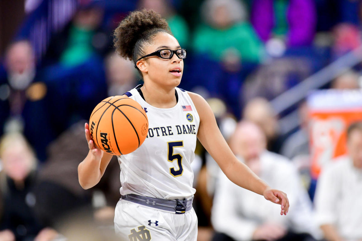 Watch: Notre Dame’s Olivia Miles practices shooting before UConn game ...