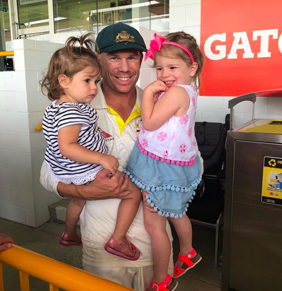 Proud dad David has always been open about the huge part his daughters play in his life. Photo: Instagram/candywarner1