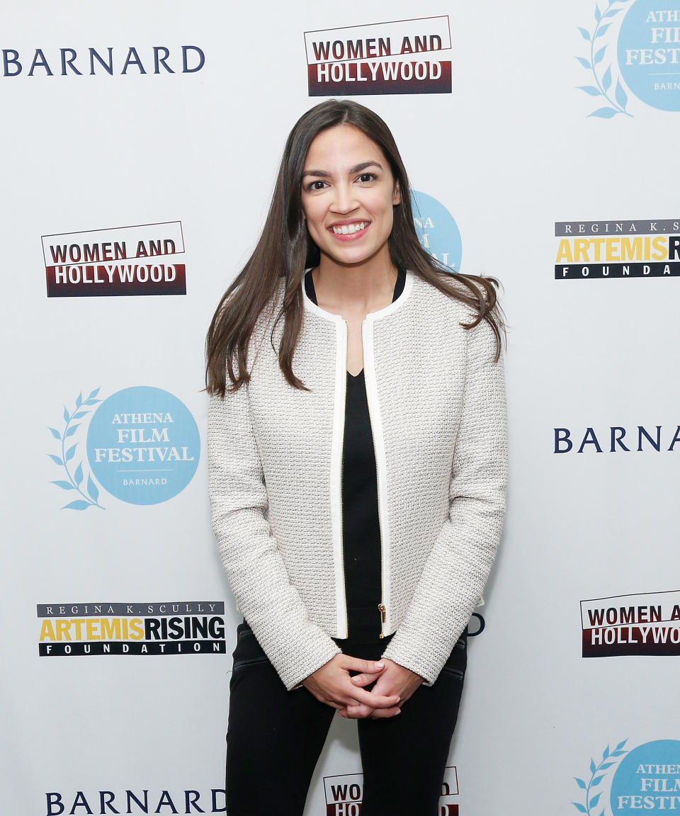 Congresswoman Alexandria Ocasio-Cortez lent support to people boycotting Wayfair for doing business with migrant detention camps. (Photo: Getty Images)