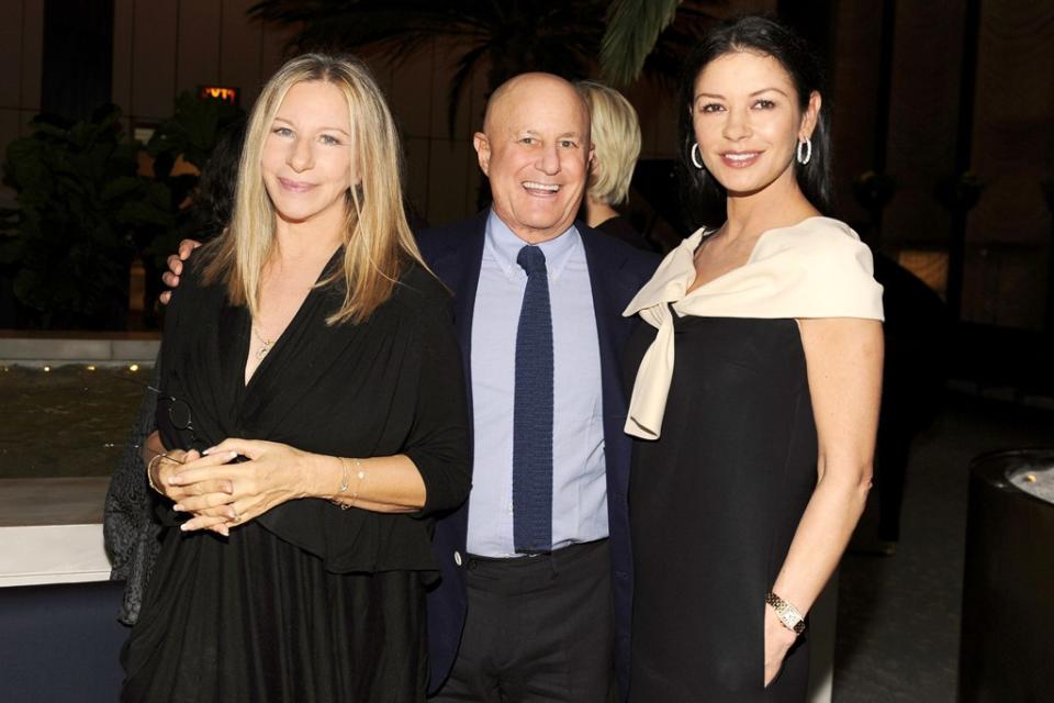 Barbra Streisand, Ronald Perelman and Catherine Zeta-Jones.