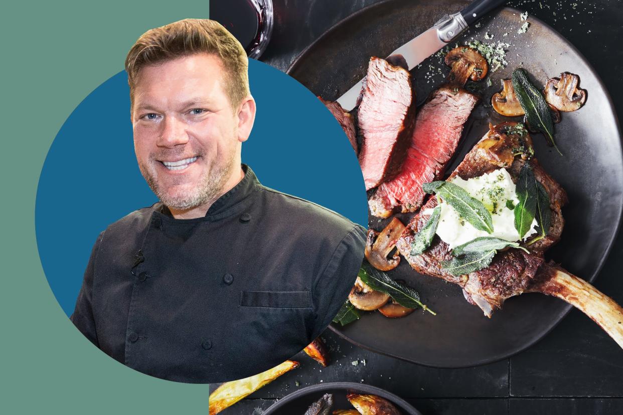 Tyler Florence; steak dinner