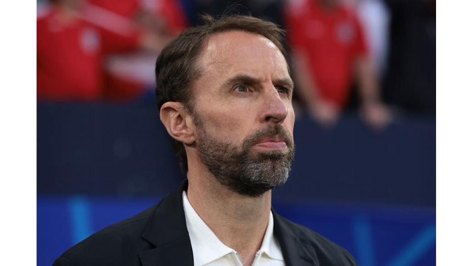 Gareth Southgate at a football match