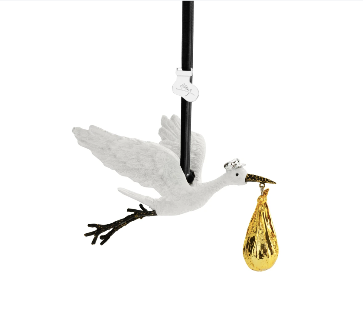 <p><a href="https://michaelaram.com/products/stork-ornament?_pos=1&_sid=03fc6a23c&_ss=r" rel="nofollow noopener" target="_blank" data-ylk="slk:Shop Now;elm:context_link;itc:0;sec:content-canvas" class="link rapid-noclick-resp">Shop Now</a></p><p>Stork Ornament</p><p>michaelaram.com</p><p>$80.00</p><span class="copyright">Michael Aram</span>