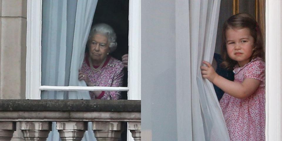 All Of the Times Princess Charlotte Looked Exactly Like Queen Elizabeth II