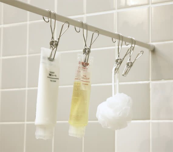 Hang Toiletries on Hooks