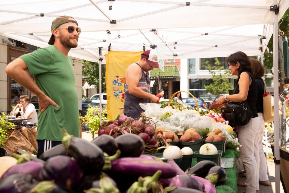 Kennedy Park hosts the Asbury Fresh Sunday Farmers Market in Asbury Park.