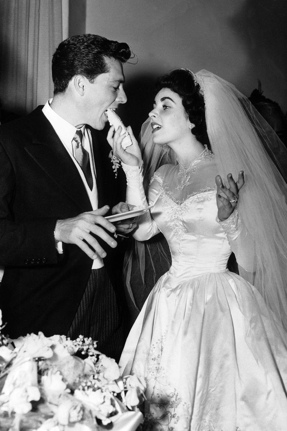 1950: Conrad Hilton and Elizabeth Taylor