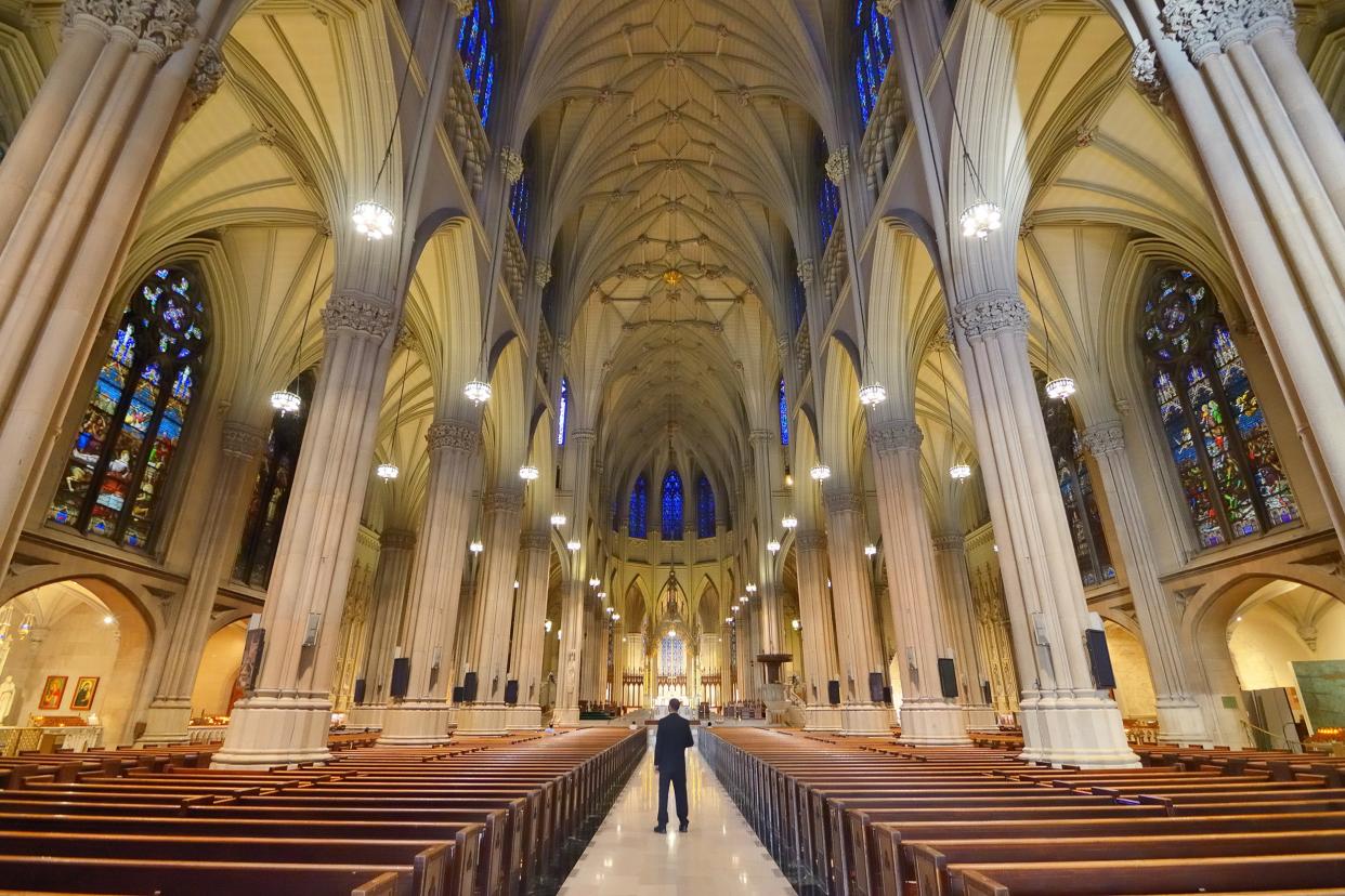 interior of St. Patrick's Cathedral in New York City