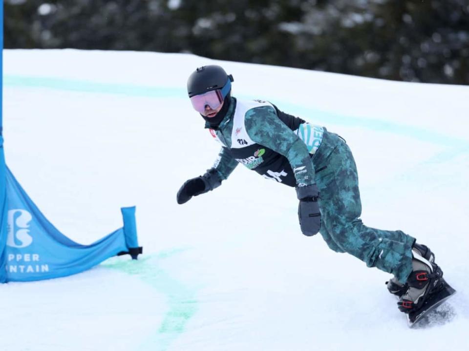 Canada's Alex Massie, seen above in December, secured a silver medal at the World Para Snow Sports Championships on Friday, one of six podium appearances for Canada. (Matthew Stockman/Getty Images - image credit)