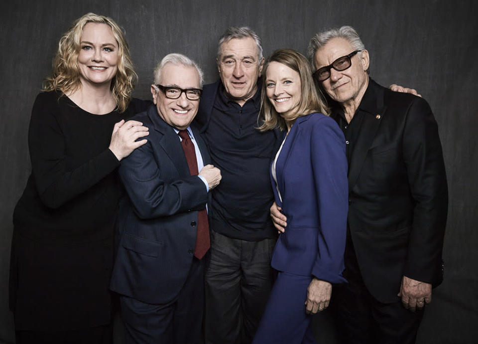 El elenco casi completo del filme (faltó Albert Brooks) acompañó a Scorsese el 21 de abril de este año, al cumplirse 40 años del estreno del filme.