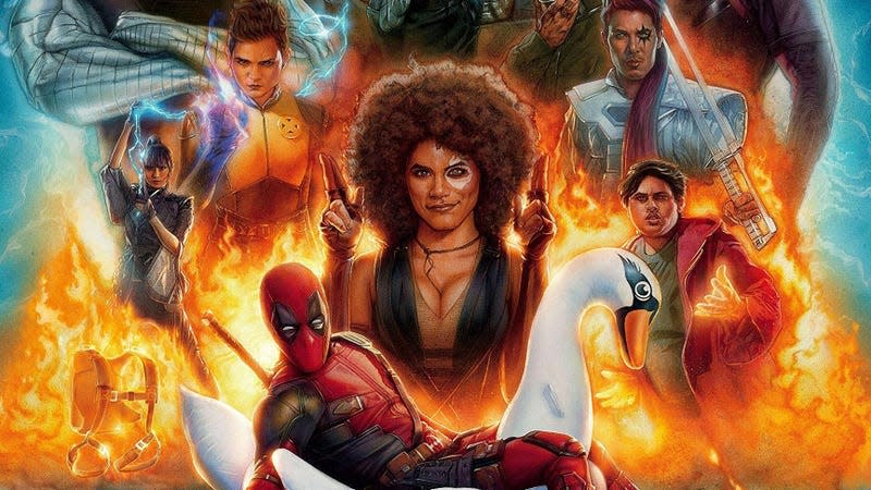 Promo poster for Fox's Deadpool 2. 