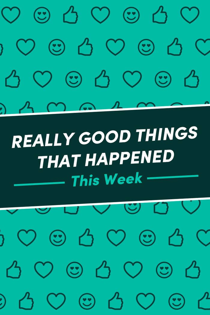 A banner that says, "Really Good Things That Happened This Week"