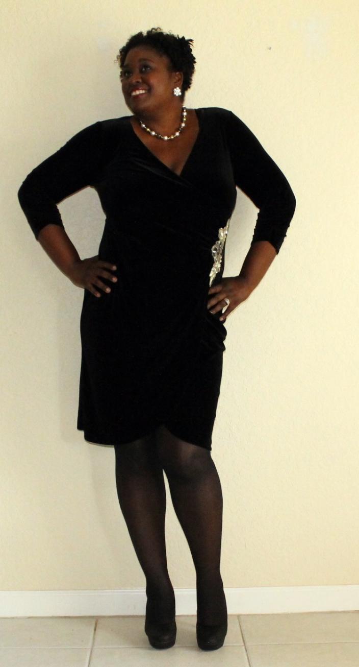 Black Velour Dress