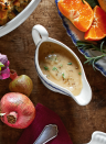 <p>Healthy shouldn't mean bland! Top your turkey with this rich, flavorful gravy. A little goes a long way.</p><p><strong><a href="https://www.countryliving.com/food-drinks/a29131148/white-wine-and-rosemary-gravy-recipe/" rel="nofollow noopener" target="_blank" data-ylk="slk:Get the recipe;elm:context_link;itc:0;sec:content-canvas" class="link ">Get the recipe</a>.</strong></p><p><strong><a class="link " href="https://www.amazon.com/Now-Designs-Tommy-Turkey-Gravy/dp/B07V8VXV45/?tag=syn-yahoo-20&ascsubtag=%5Bartid%7C10050.g.33370793%5Bsrc%7Cyahoo-us" rel="nofollow noopener" target="_blank" data-ylk="slk:SHOP GRAVY BOATS;elm:context_link;itc:0;sec:content-canvas">SHOP GRAVY BOATS</a><br></strong></p>