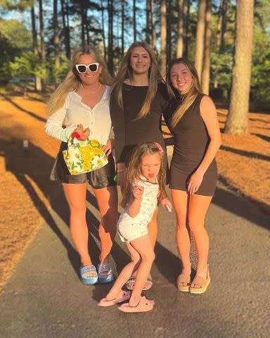 <p>Jamie Lynn Spears/Instagram</p> Jamie Lynn Spears poses with daughters Maddie (upper center) and Ivey (lower center).