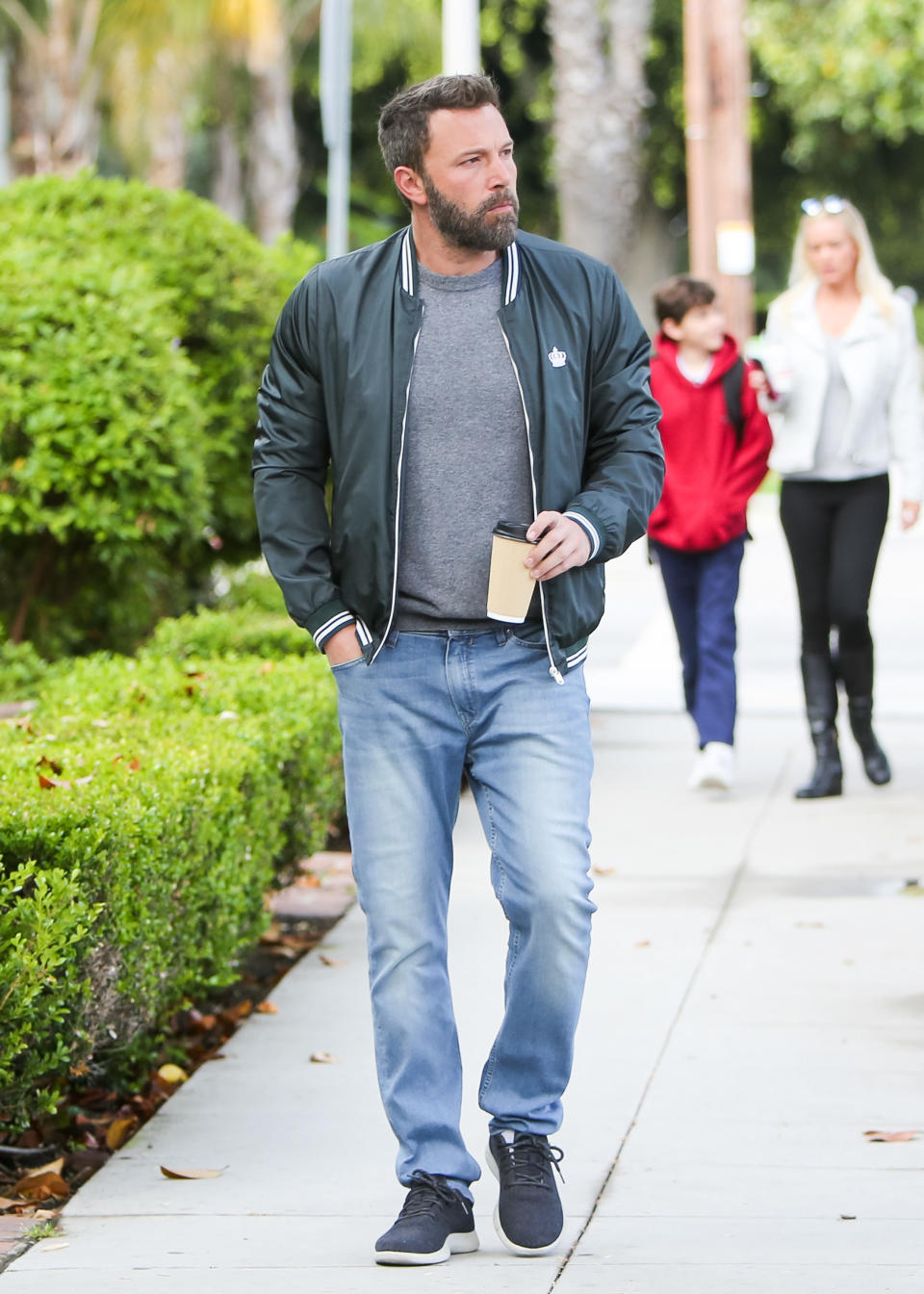 Ben Affleck wearing Allbirds. Image via Splash News. 