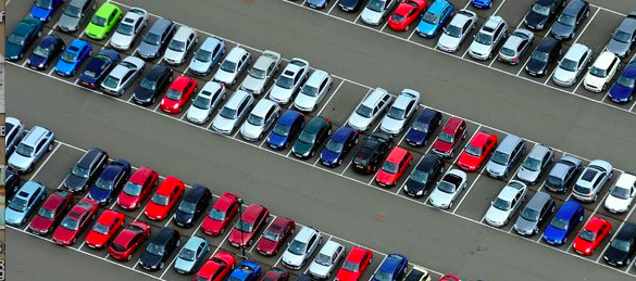 Car parks are hotspots for vehicles getting hit according to the Which? survey. (PA)