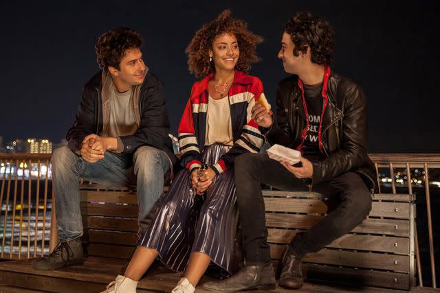 <p>Paladin / courtesy Everett</p> Nat and Alex Wolff with Paulina Singer in 'Stella's Last Weekend'.