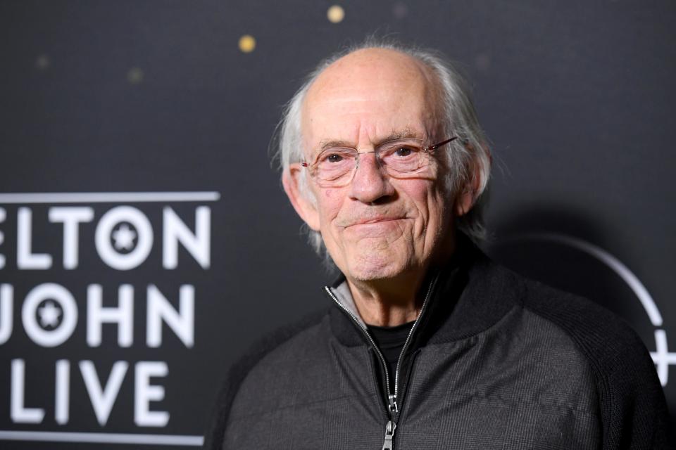 LOS ANGELES, CALIFORNIA - NOVEMBER 20: Christopher Lloyd attends the Disney+ "Elton John Live: Farewell From Dodger Stadium" Yellow Brick Road Event at Dodger Stadium on November 20, 2022 in Los Angeles, California. (Photo by Michael Tullberg/Getty Images) ORG XMIT: 775901442 ORIG FILE ID: 1443135585