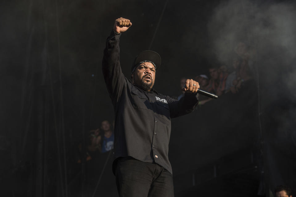 FILE - Ice Cube performs at the Austin City Limits Music Festival on Oct. 14, 2017, in Austin, Texas. The actor/rapper turns 52 on June 15. (Photo by Amy Harris/Invision/AP, File)