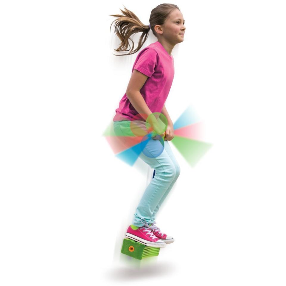 Any girl will love one of <strong><a href="https://amzn.to/2X6Mr4W" target="_blank" rel="noopener noreferrer">these pogo stick alternatives</a></strong>. It squeaks, emits LED lights from the handlebars and is a good way to get out pent-up energy. <strong><a href="https://amzn.to/2X6Mr4W" target="_blank" rel="noopener noreferrer">Get it on Amazon</a></strong>.