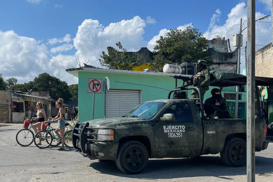 Mexican military Tulum