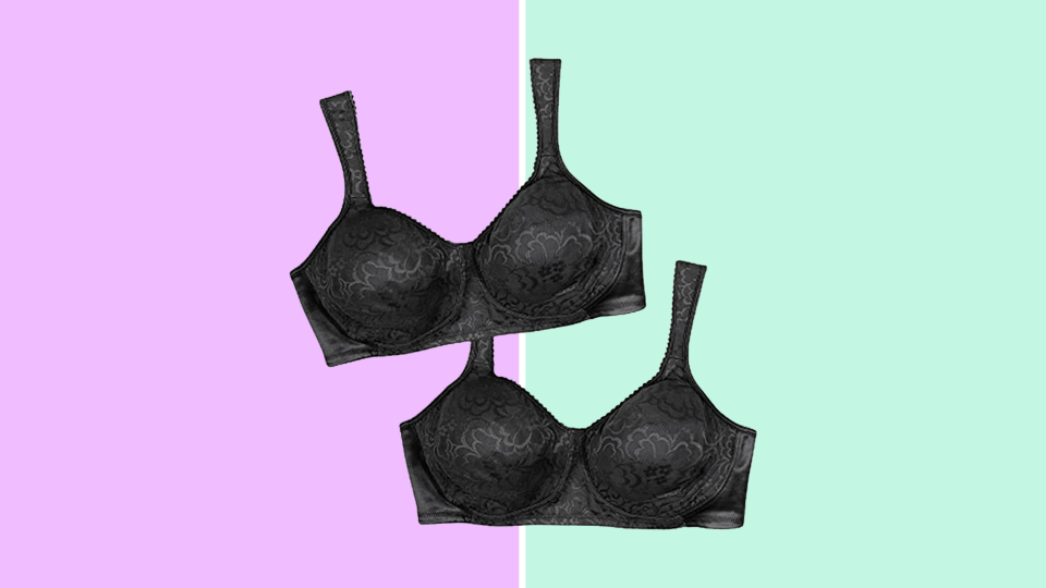 Stay comfy in a lightly lined, supportive bra.