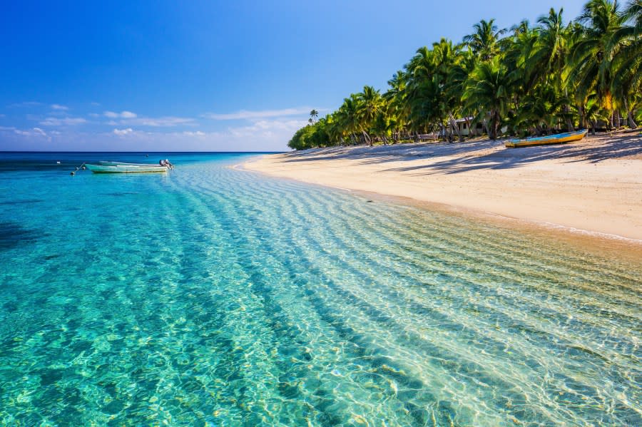 Fiji is famous for the islands’ clear turquoise water. (Getty Images)