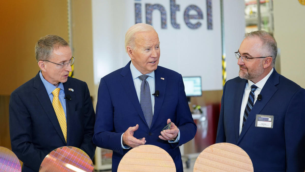 CEO of Intel Optimistic about Impact of Biden Admin Grants on Company’s Success