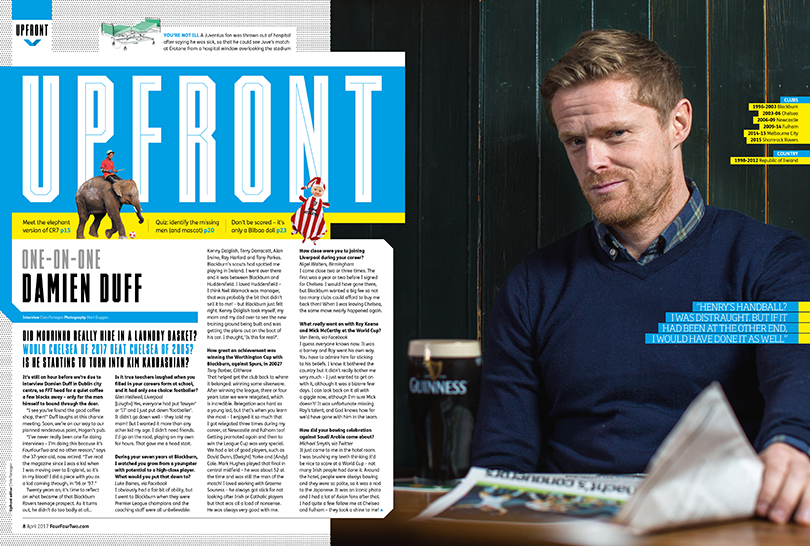 Former Chelsea midfielder Damien Duff has told FourFourTwo how he might have signed for both Liverpool and Tottenham Hotspur during his career.