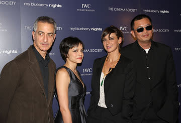 David Strathairn , Norah Jones , Cat Power and Director Wong Kar Wai at the New York City premiere of The Weinstein Company's My Blueberry Nights