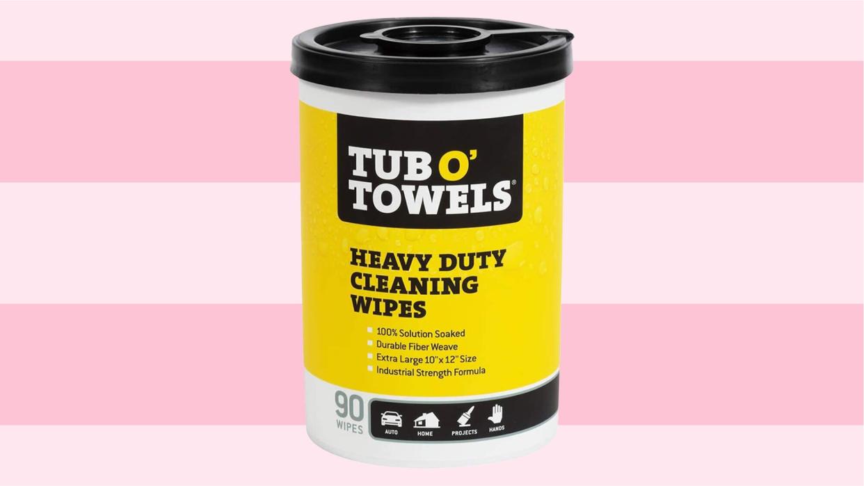 Tub O Towels Heavy-Duty 10" x 12" Size Multi-Surface Cleaning Wipes