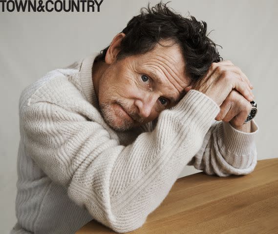 <p>Town & Country</p> Michael J. Fox