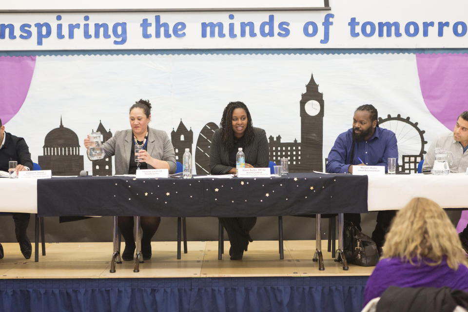 Labour MP Dawn Butler At Work In Her Brent Constituency