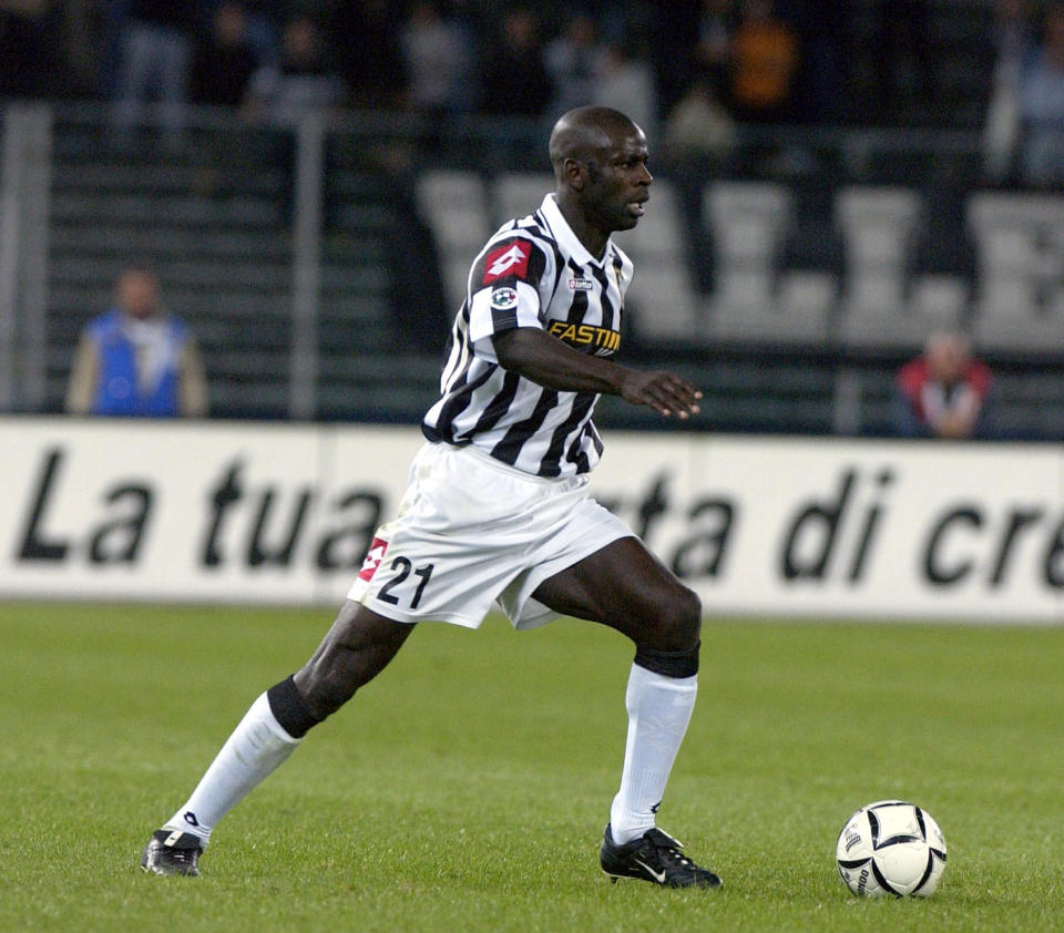 Three years after Stam's move, Lillian Thuram moved Parma to Juventus for a record fee of £22 million in 2001. Thuram went on to make 152 appearances in five seasons for the Italian giants, before signing for Barcelona, where he stayed for two years before retiring. (Credit: Getty Images)