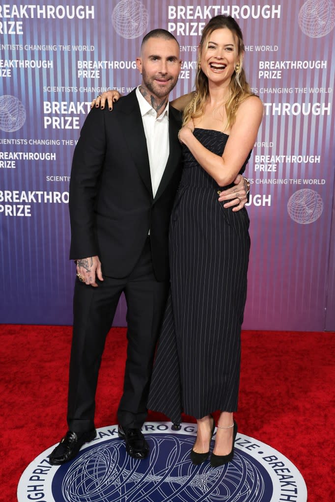 Adam Levine and Behati Prinsloo Attend Breakthrough Prize