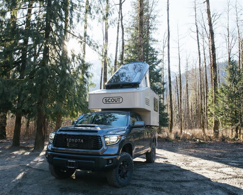 Scout Campers Olympic露營車廂能讓皮卡車變身為露營車。（圖／翻攝Scout官網）