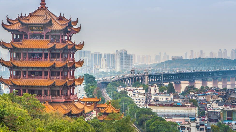 Torre de la Grulla Amarilla en Wuhan, China