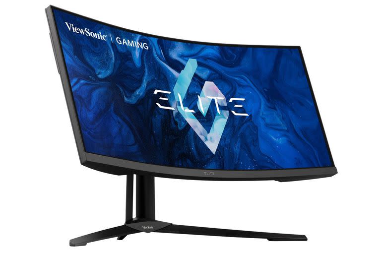 Un ViewSonic XG341C-2K con panel curvo