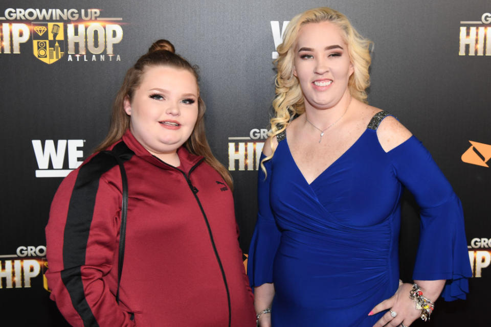 Alana “Honey Boo Boo” Thompson and “Mama June” Shannon pictured on Jan. 9. (Photo: Paras Griffin/Getty Images for WEtv)