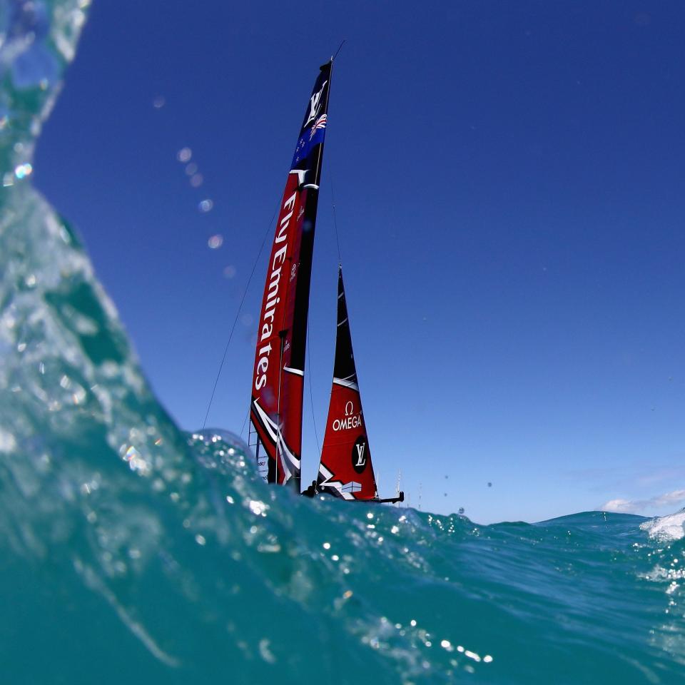 Emirates Team New Zealand helmed by Peter Burling - 2017 Getty Images