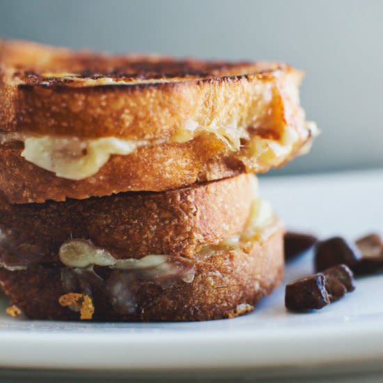 Grilled Fontina, Mushroom, and Sage Sandwiches