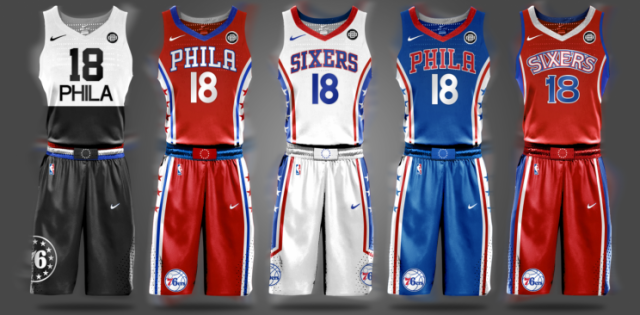 Graphic Designer Reveals New NBA Uniform Concepts