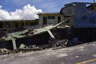 <p>View of damages caused by the earthquake, which mainly hit Mexico, in Tacana municipality, San Marcos departament, in the border with Mexico, 320 km from Guatemala City, on Sept.8, 2017. (Photo: Johan Ordonez/AFP/Getty Images) </p>