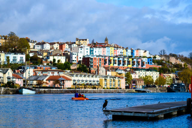 Bristol harbourside autumn